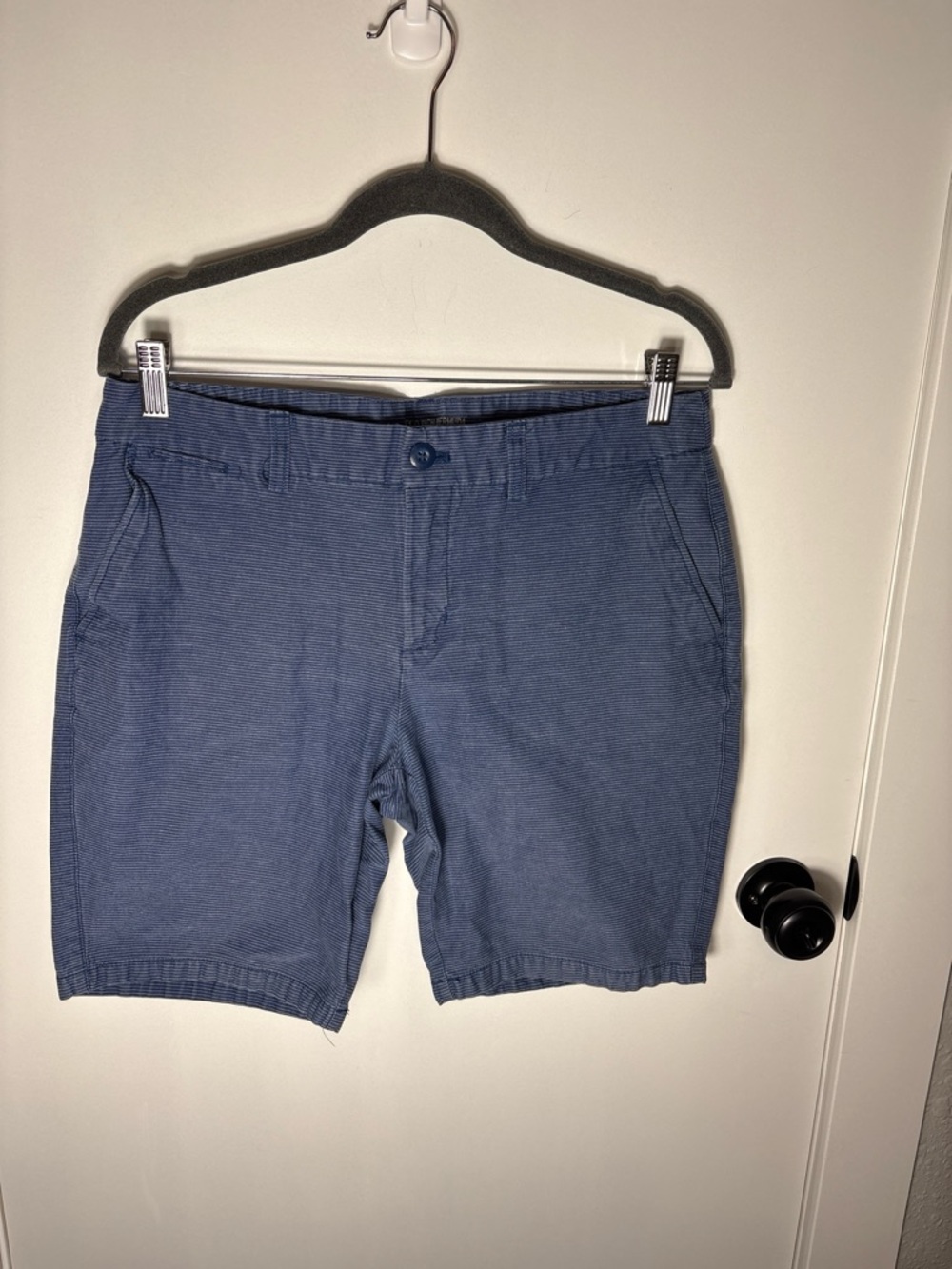 Gap Blue Stripe Chino Shorts Women’s Casual Summer Preppy Style